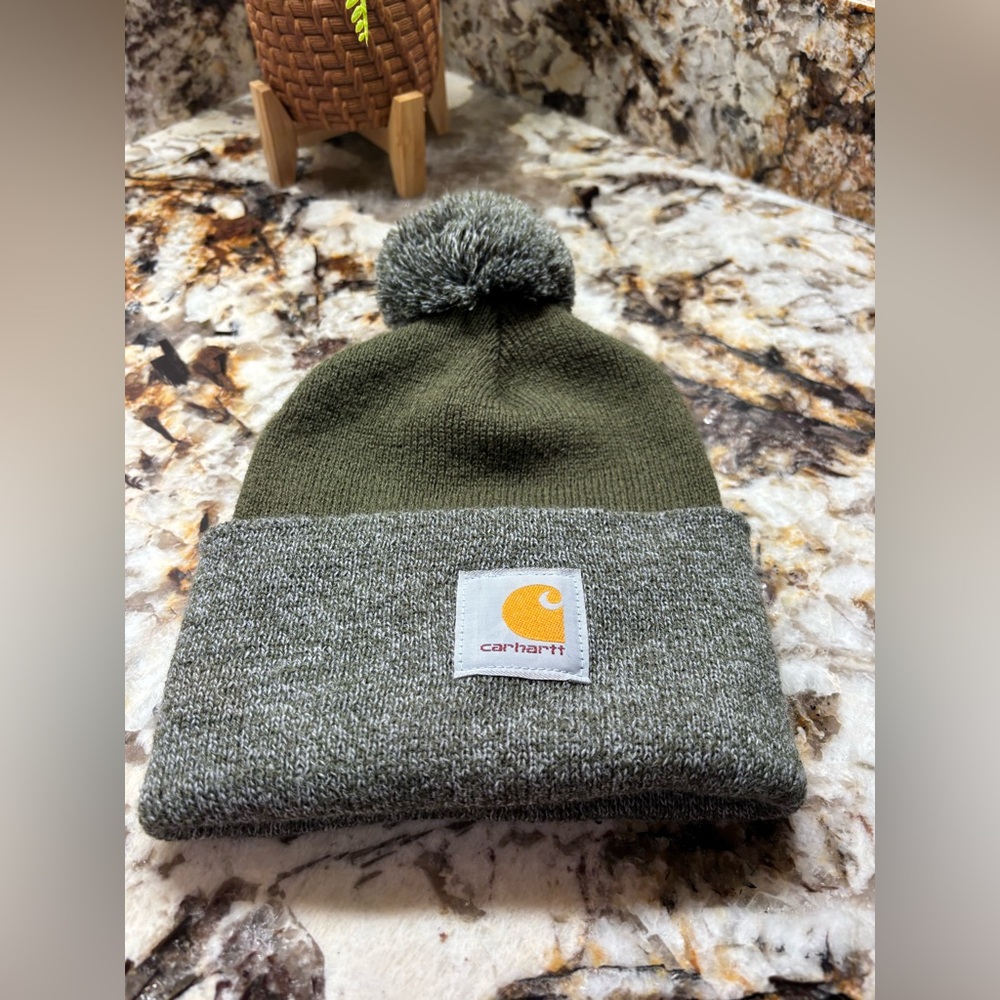 Carhartt Men’s  Two-Tone Green Beanie
